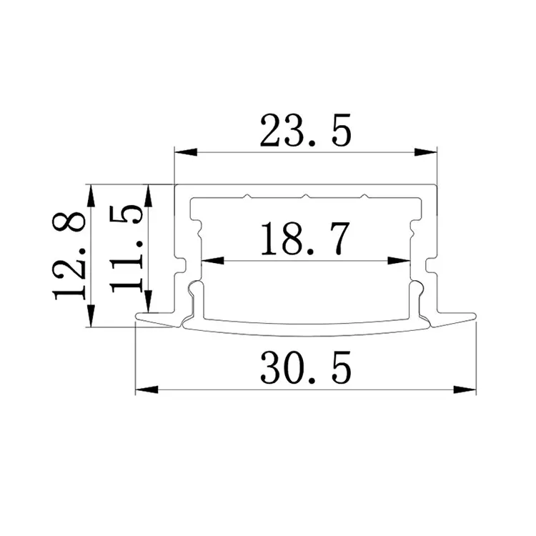 
Factory price extrusion LED aluminum profile strips lights for sale 