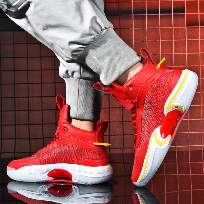 Proper Price Top Quality Running Basketball Sports Shoes Men Branded Basket Shoes