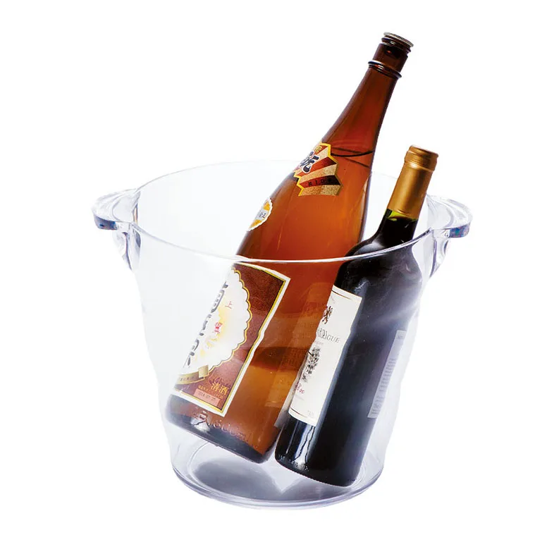 safe transport storage and dishwasher with whole champagne plastic ice bucket for wholesales