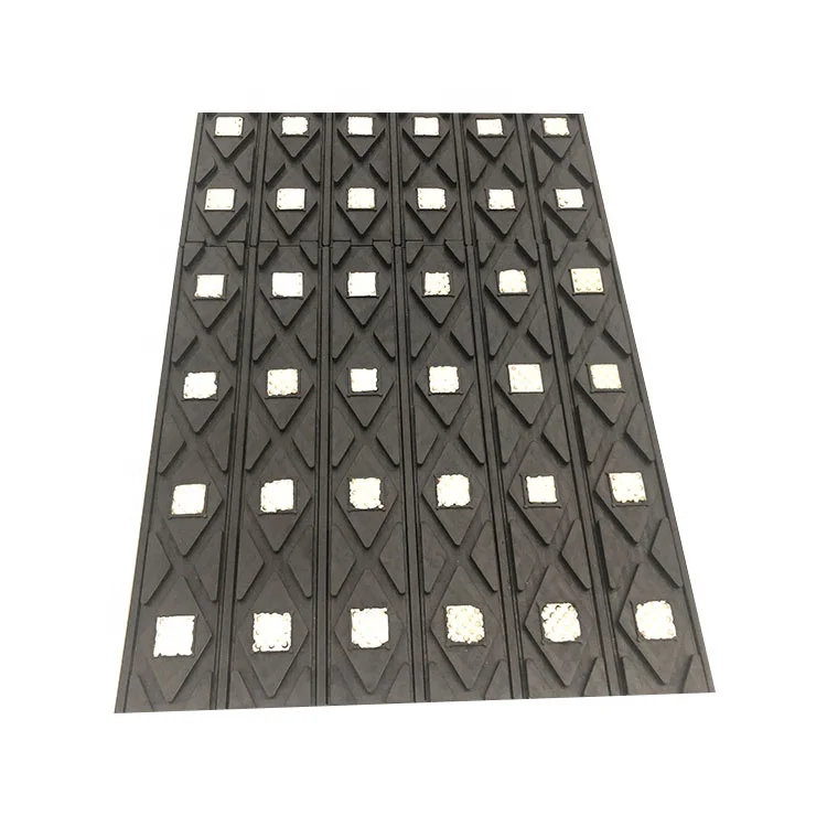 Head pulley and tail pulley diamond lagging cold lagging rubber sheet