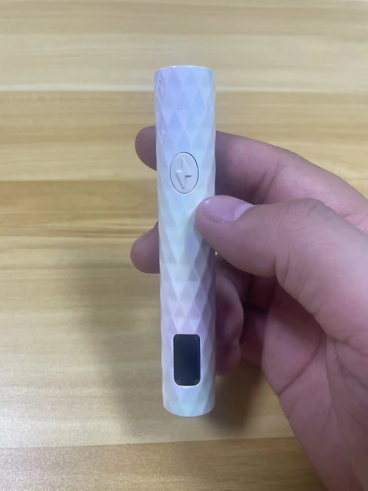 Mini Portable USB LED Nail Dryer Handheld UV Lamp with Display Screen Cordless Rechargeable Customizable Nail Care logo
