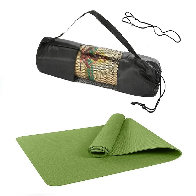 
China Popular Eco Friendly Anti Slip Private Label TPE Big Yoga Mat 
