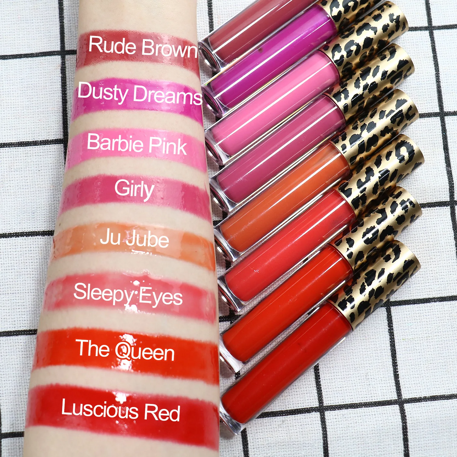 Matte Lip Gloss Non-Stick Cup Lip cream Velvet Waterproof  Long lasting Lip Gloss With Your Logo