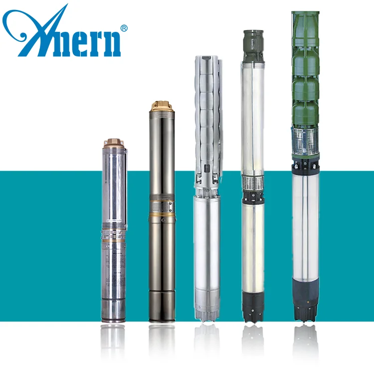 Anern 3hp 5hp 10hp 20hp 24 volt dc solar water pump system for irrigation