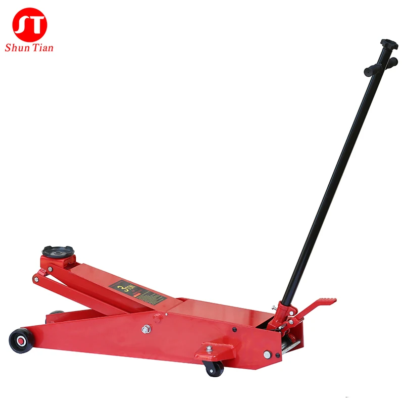 3-тонный длинный гидравлический чемодан на колесиках для автомобиля, сертификат качества ce и gs Напольный домкрат