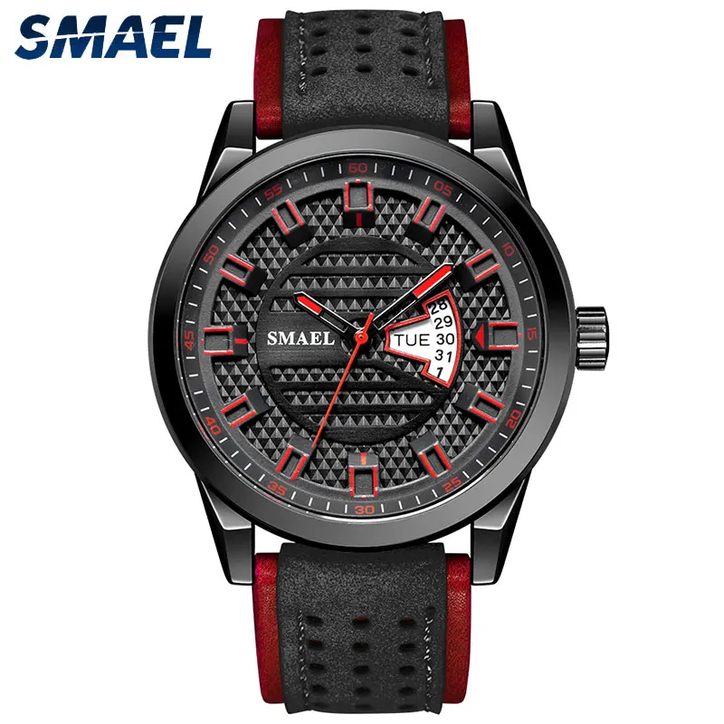 SMAEL waterproof watch men analog quartz wrist watch 9120 customizable