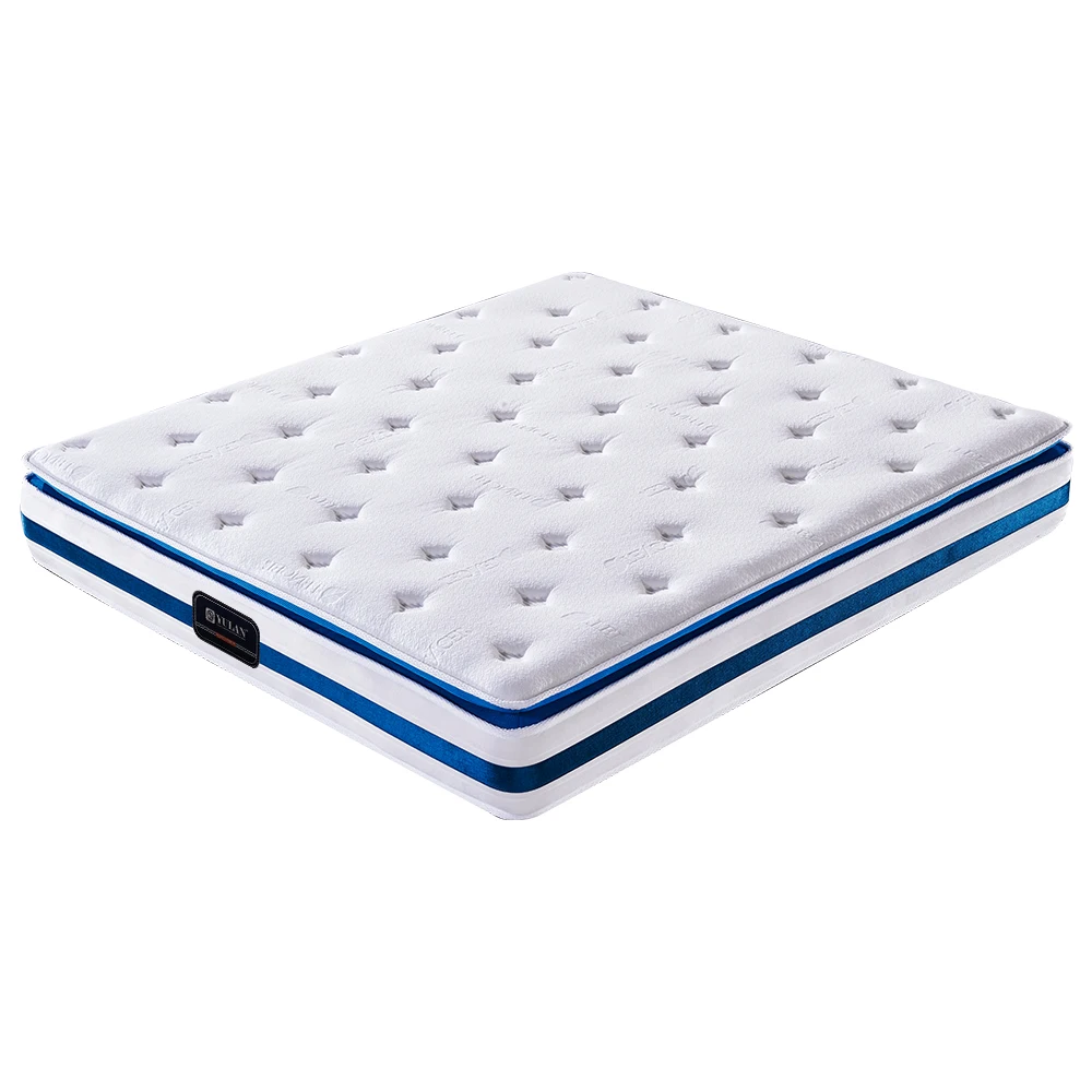 New Design Bedroom Furniture Mattress Medium Firm Pocket Spring Large Size Latex  Mattress