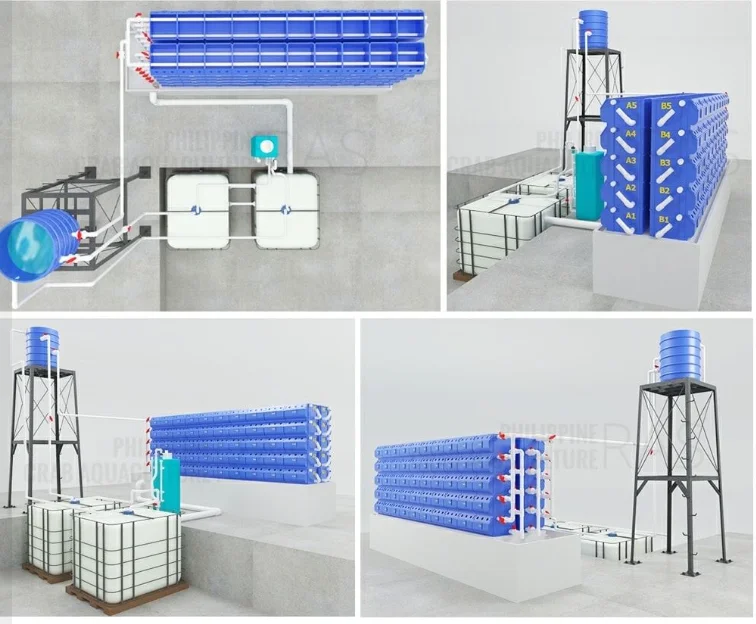 Wholesale price mud crab culture farming house boxes RAS system mud farm crab box