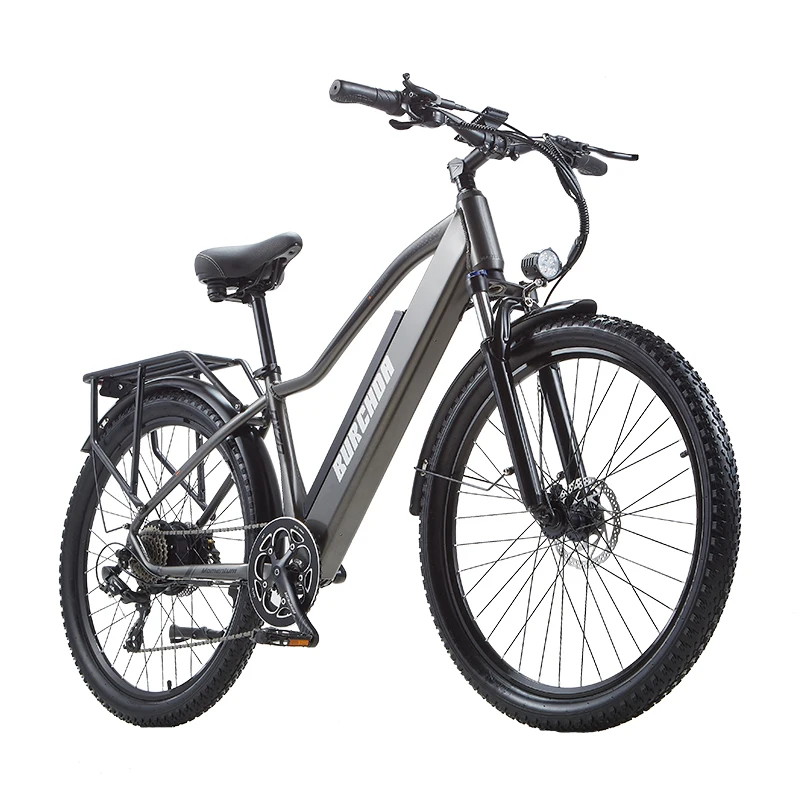 EU stock adults mountain city e riding big wheel 27.5 inch 1000W  electric hybrid bike integrated battery with suspension forks