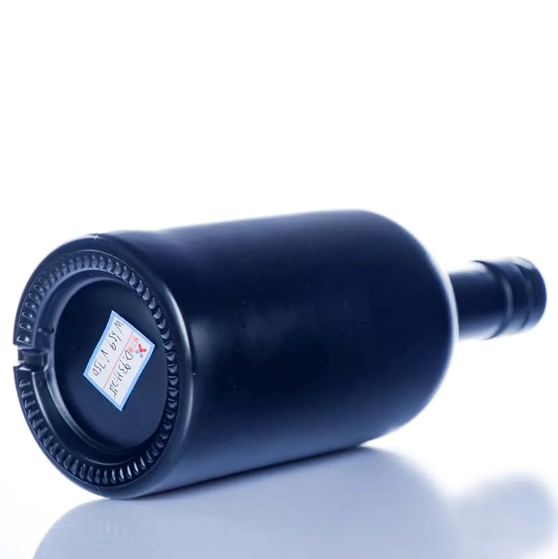Wholesale Black  Clear 375ml 750ml Manufacturer Bulk Glass Wine Bottle
