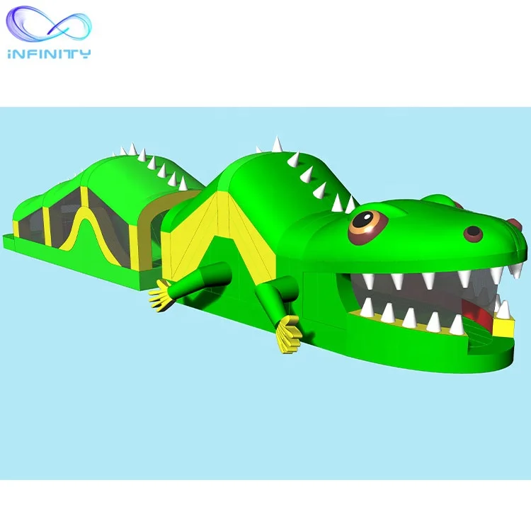 Hot Sale Lizard obstacle course inflatable maze inflatable jumping castle bouncy inflatable trampoline obstacle for adults