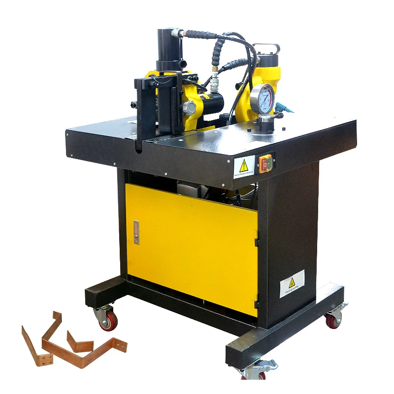 Support Customization DHY-150 three in one Multifunctional copper busbar punching bending cutting Processing Machine 150mm*10mm