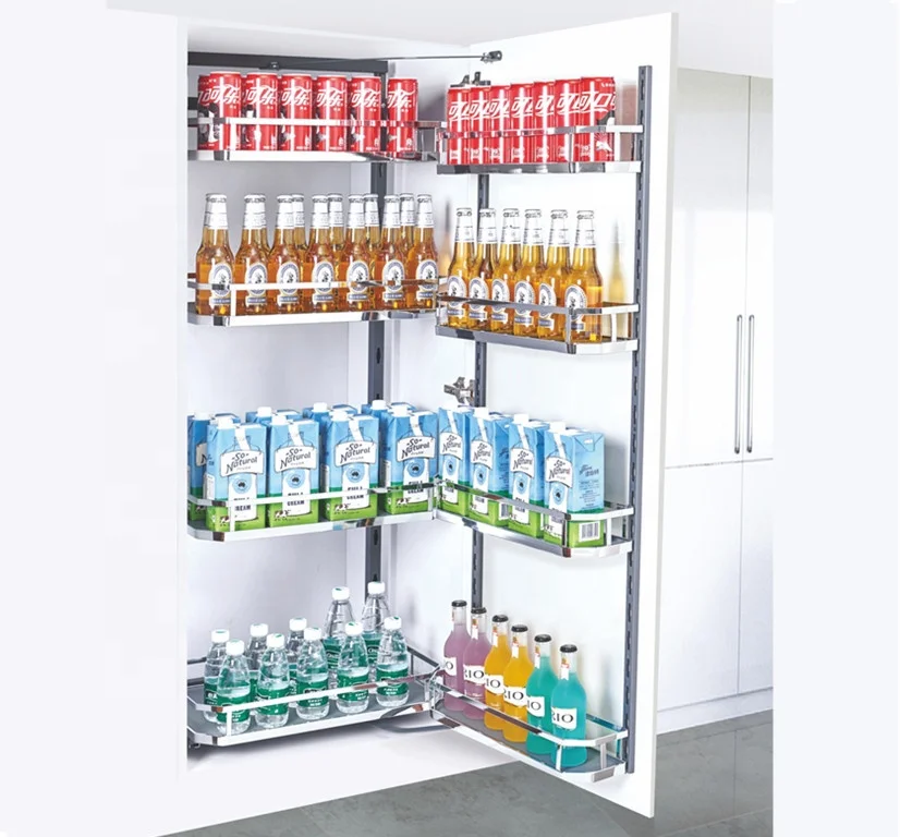 Top quality stainless steel 304 kitchen cabinet tall pantry unit