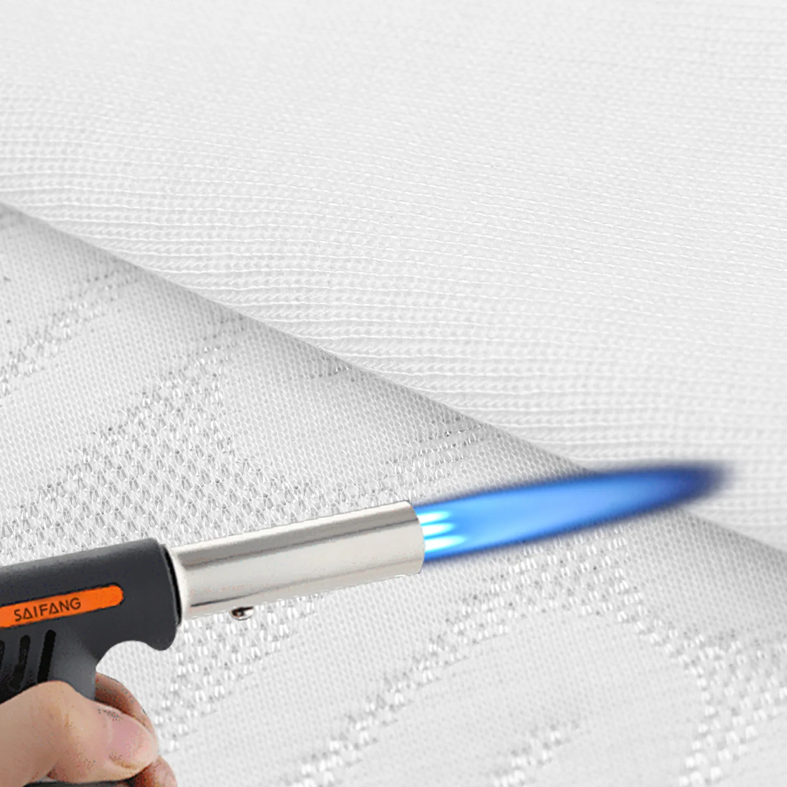 Жаккардовая круглая 1633/1632 огнестойкая ткань для матрасов