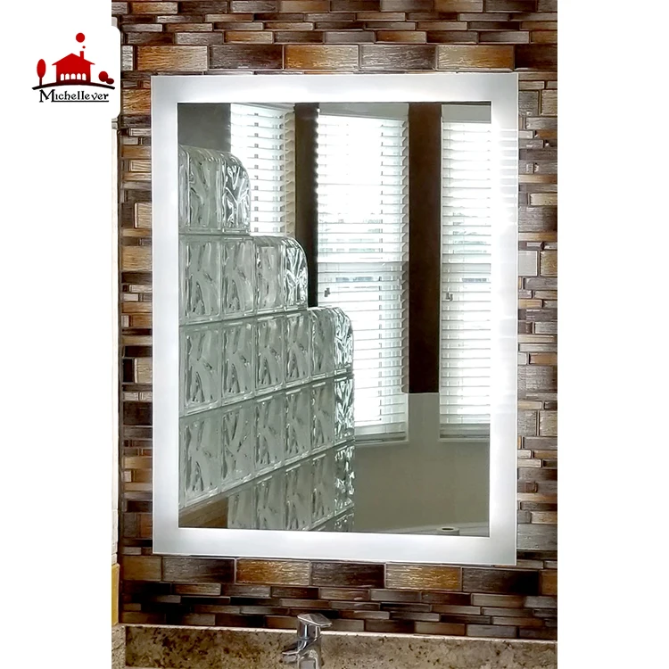 
standard interactive bathroom mirror with led lights 24 x 32 3 inch frost hotel economical led backlit bathroom shower mirror 