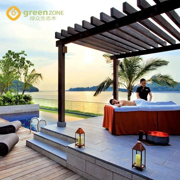 Greenzone wooden pergola arche gazebo outdoor pergola covers patio