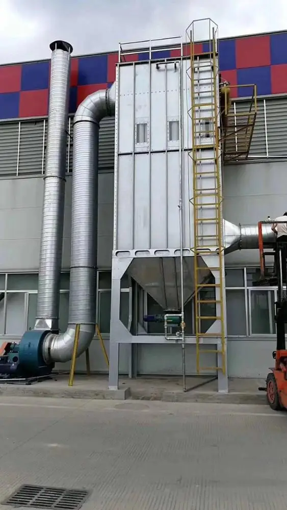 Industrial Powder Stainless Steel Cyclone 4kw Dust Collector System