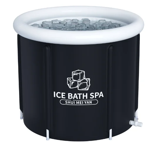 Round Inflatable Ice Tub For Recovery Folding Ice Bath Tub for Atheletes