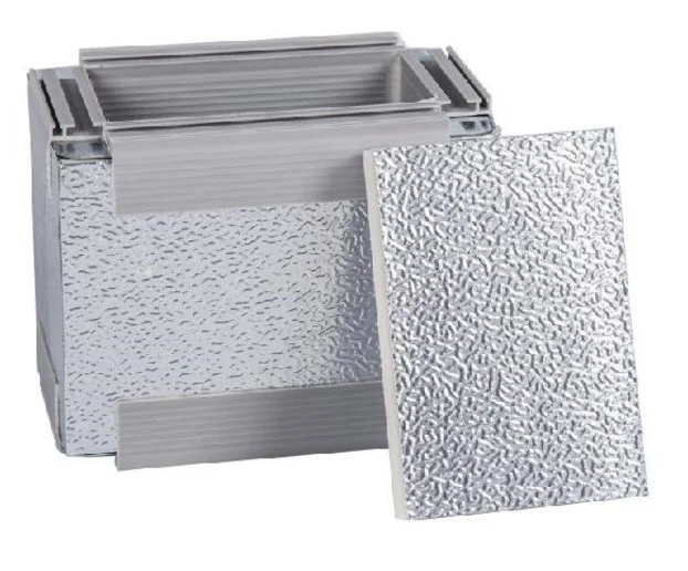 pe coated aluminum foil insulation stucco embossed aluminium foil roll for PIP Panels