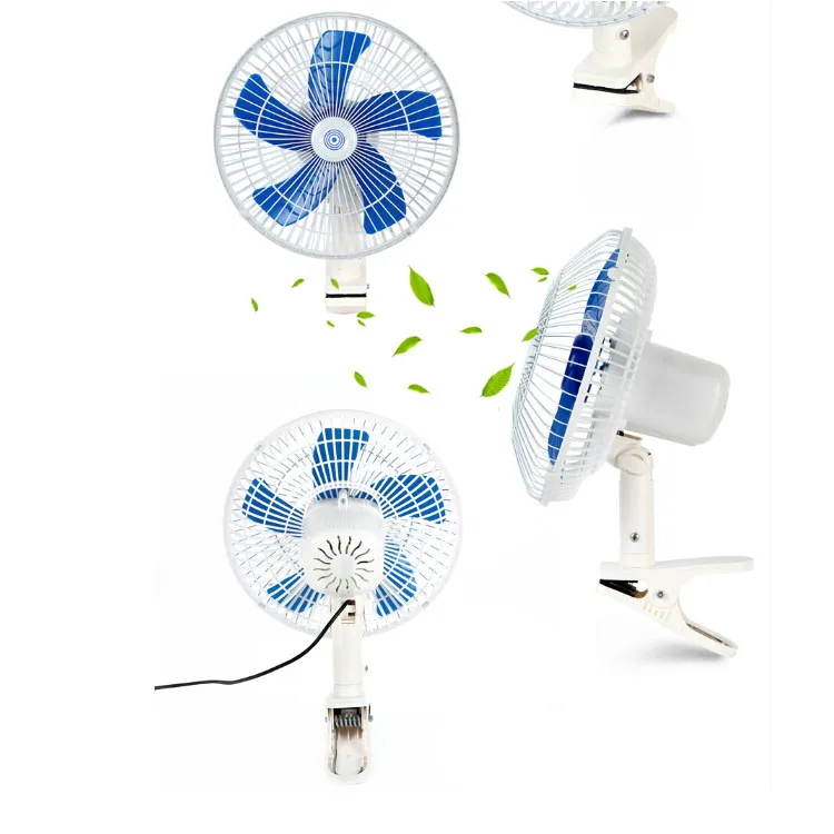 DC 12 24 Volt Electrical Portable Car Cooling Fan for Fast Speed10 Inch Shaking Head Car ABS Auto Clip Fan