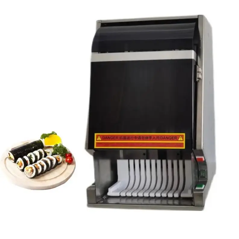 Commercial Automatic Sushi Cutting Machine Professional Desktop Seaweed Tools for Epicurean Snacks and Kitchen Use