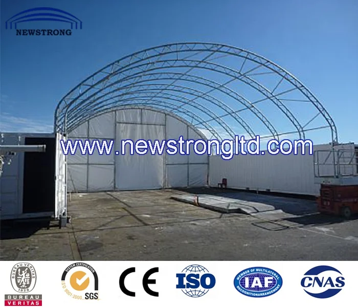 Dome Roof Fabric Container Shelter for 40ft Container