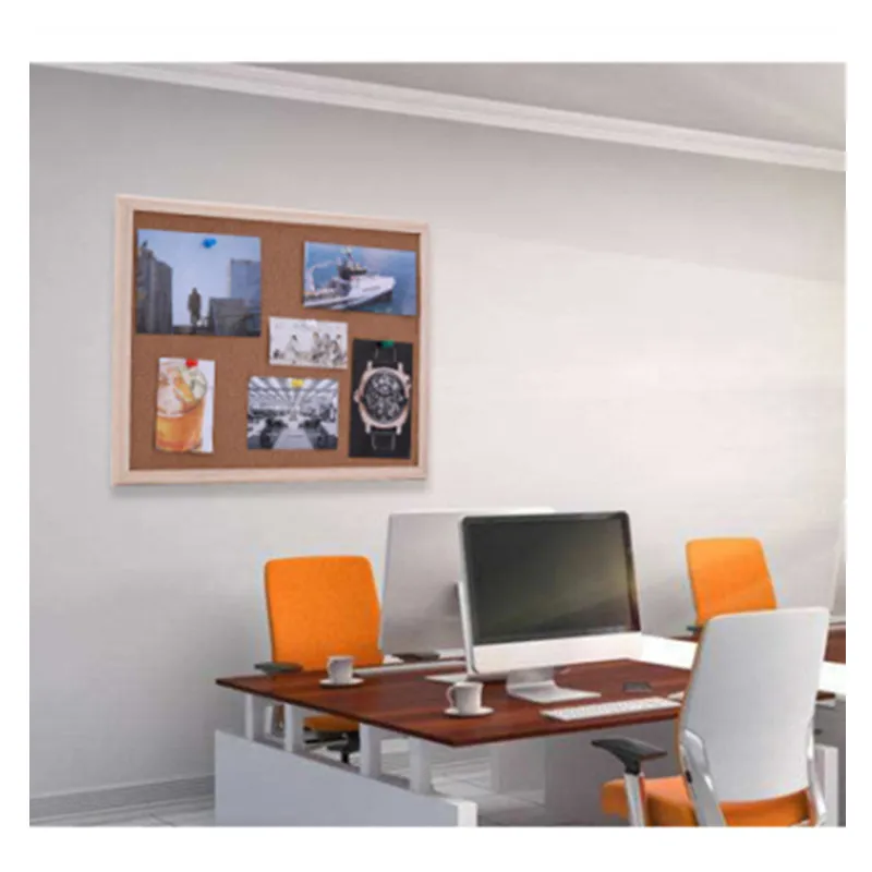 Amazon Hot Sale Wood Board with Linen 16*11 inch Bulletin Boards Wall Decor Hanging Pin Framed Display for School