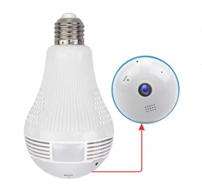 Wifi Camera Security Guard Two Way Audio Hot Sale Full 360 Degree Home security Lamp Hidden Bulb IP Camera