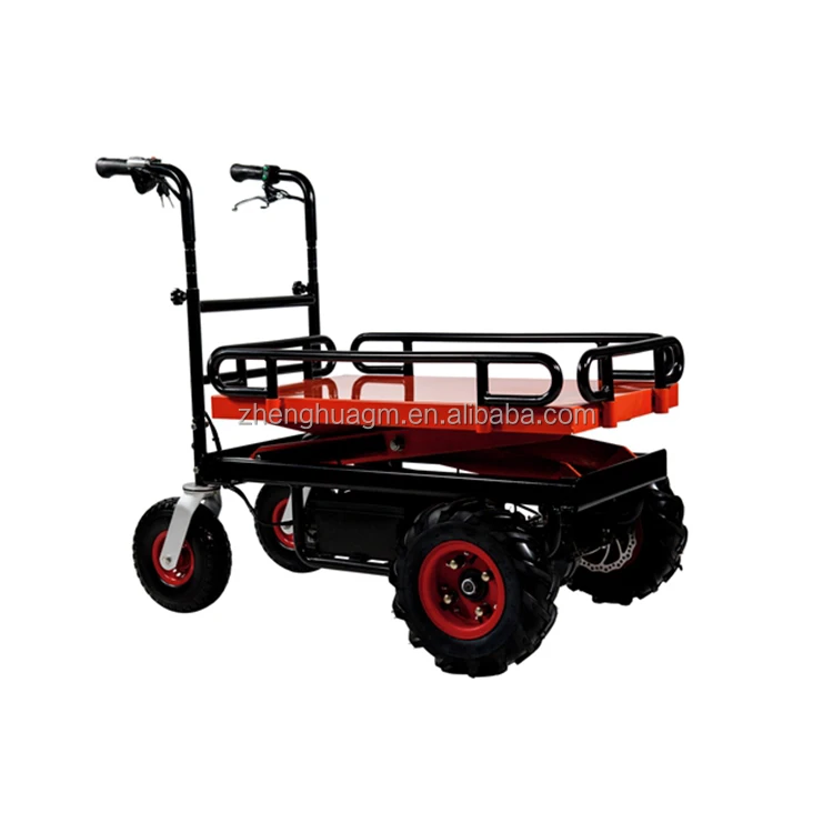 Durable Material Barrow Lifter Farm Plant Four Wheels Manufactures Wheelbarrow