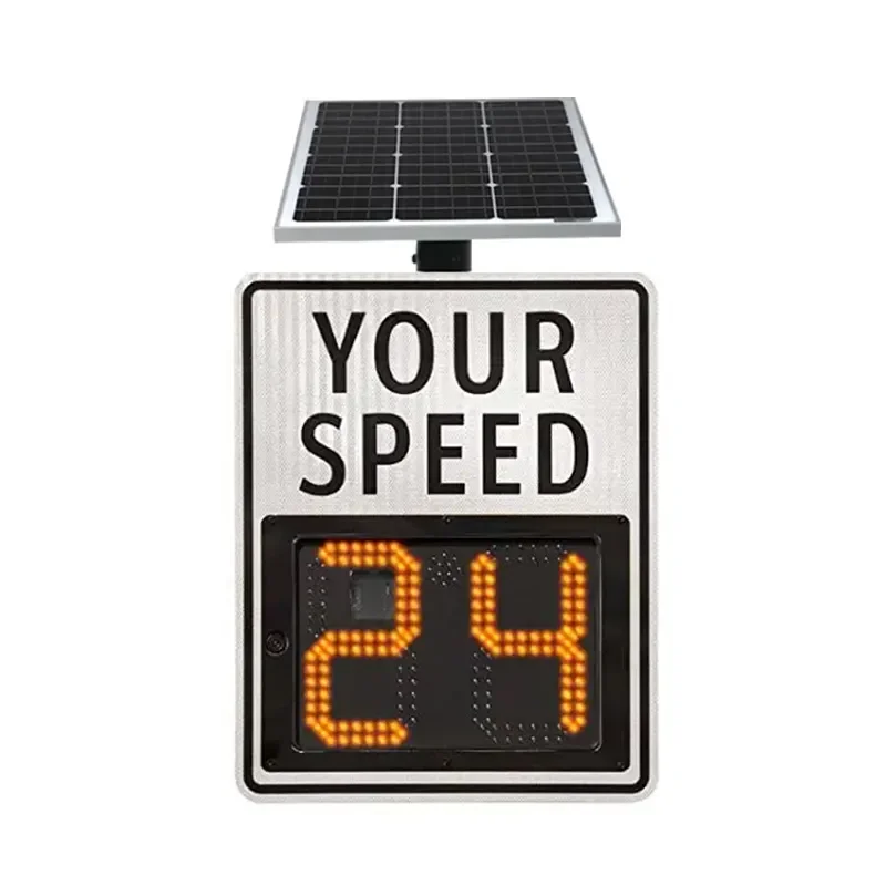 Radar Speed Trailer For Law Enforcement Traffic Flashing Speed Limit Led Signs Speed Radar