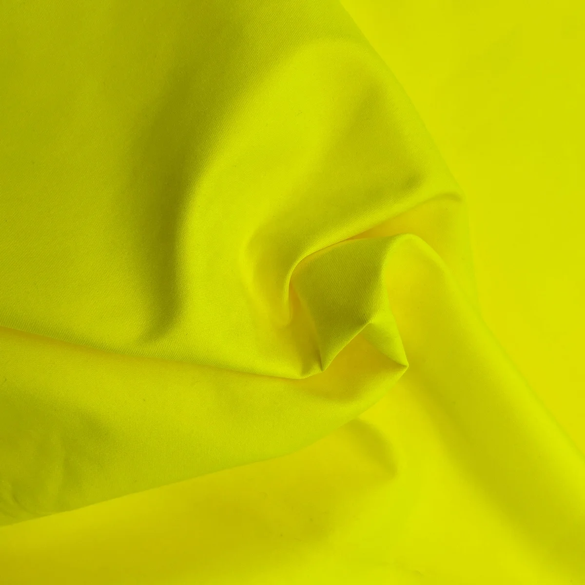 Textiles elastic fabric manufacturer wholesale fluorescent yellow twill uniforms cvc cotton polyester spandex stretch fabric