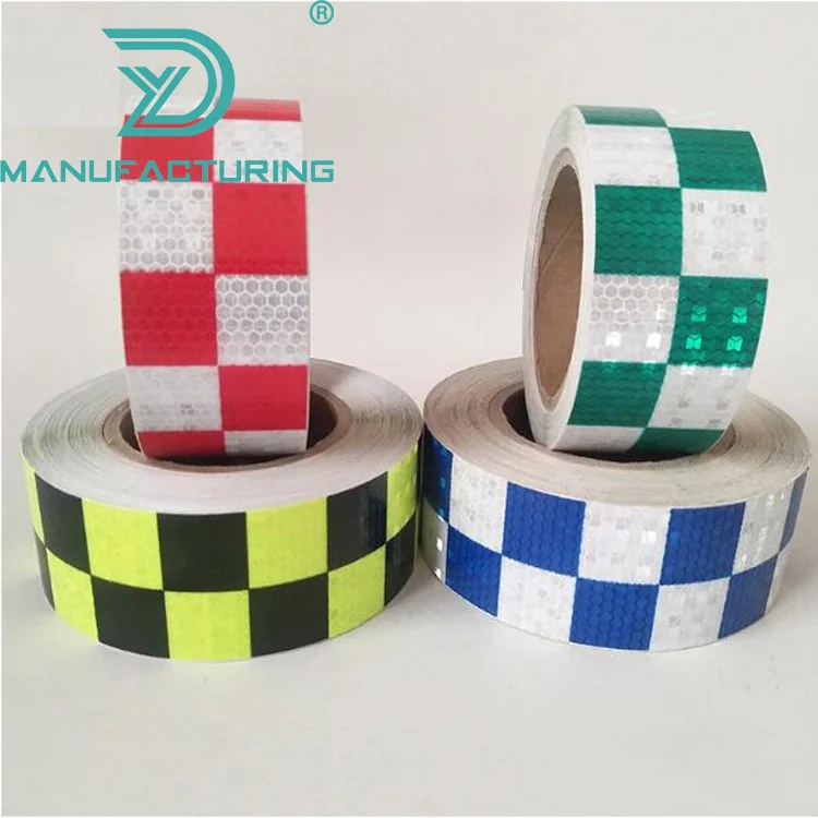 Vehicle Diamond Grade White and Red Conspicuity PET Reflective Tapes