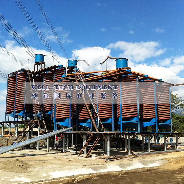 Tantalum Niobium processing plant spiral chute spiral concentrator whole line machine from JiangXi