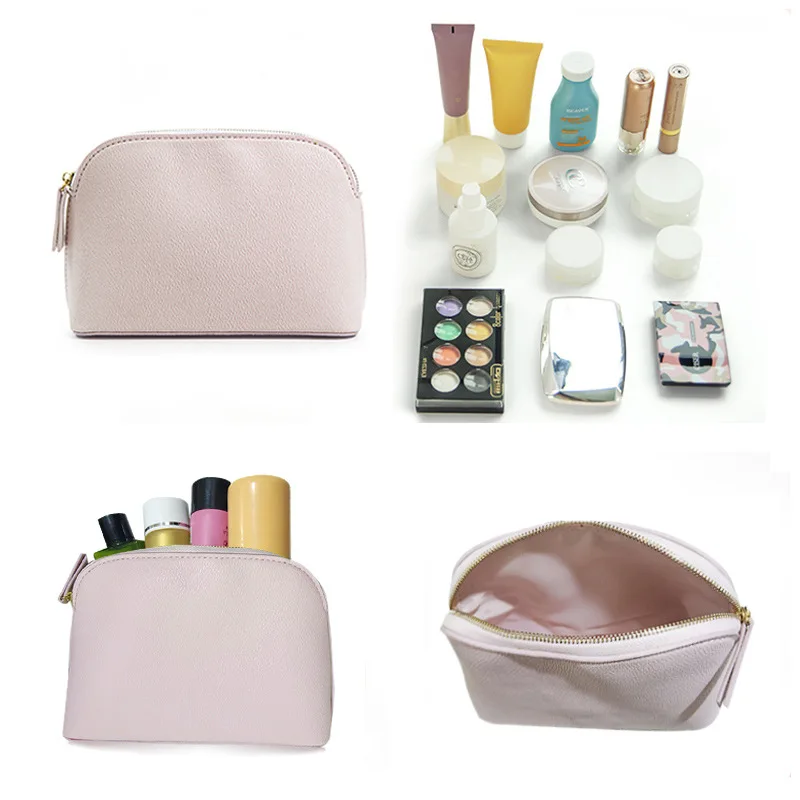 Wholesale Faux Leather Cosmetic Bags Make Up Storage Organizer Travel Bag Small Nylon Cosmetic Bag