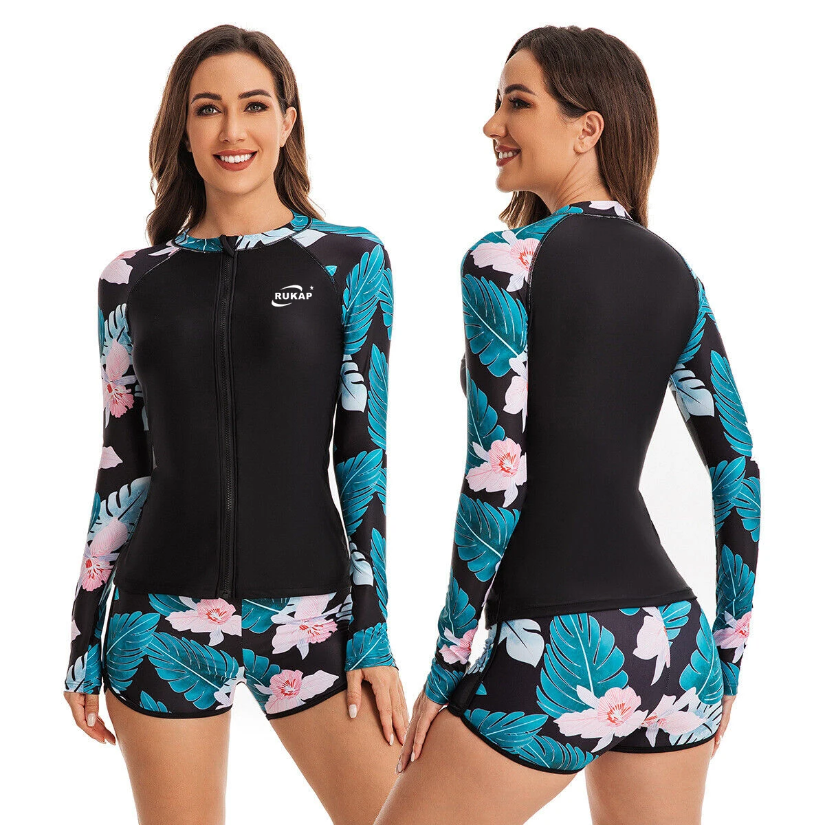 Sbart Women Rashie Long Sleeve Rash Vest Quick Dry Rashguard UPF50+ Breathable Surfing Rash Guard For Women