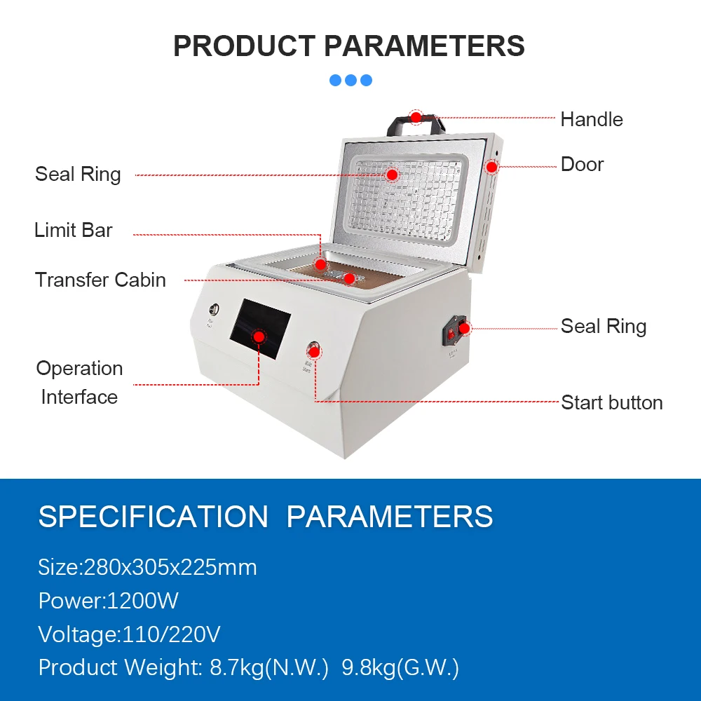 MOMOTECH 3D Sublimation Vacuum Heat Press Machine Making Mobile Phone Case Film Thermal Transfer Printing Machine
