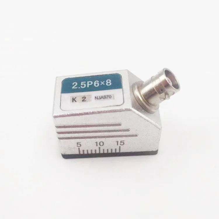 
UT Transducer oblique Probes Ultrasonic 2.5MHz 6*8 