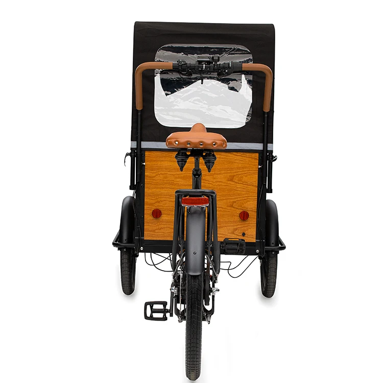 Factory Wholesale Aluminum Alloy Frame Cargobike 7 Speed 3 Wheel Cargo E bikes 25kmh e Cargo Bike