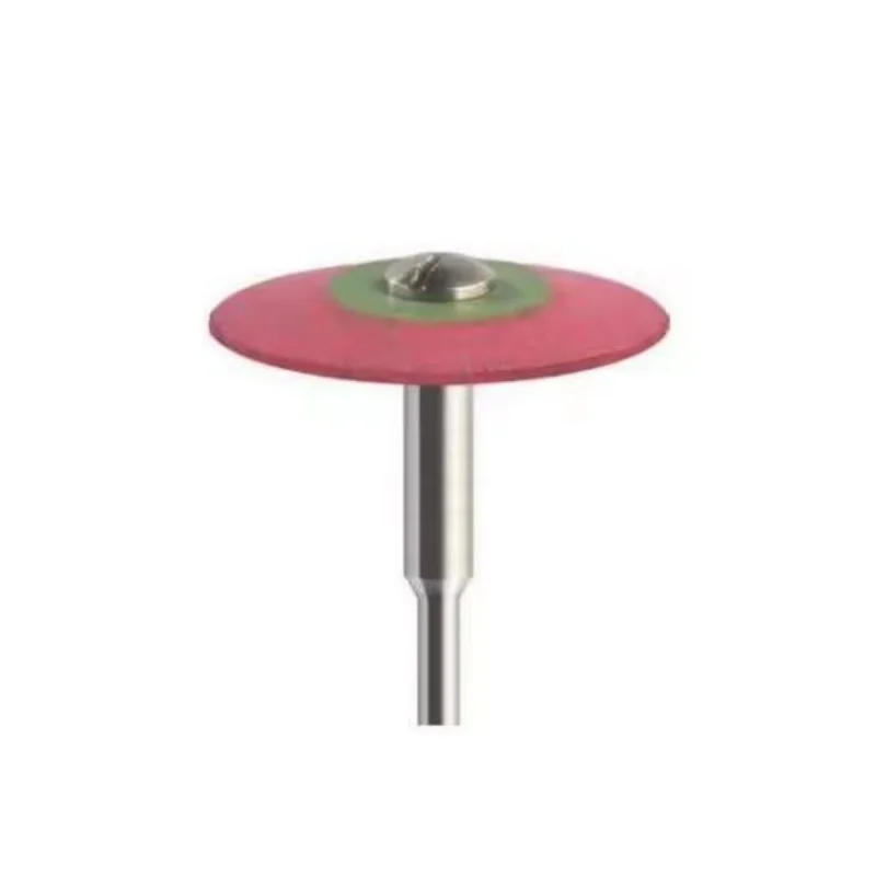 Dental zirconia polishing cutting disc wheel high quality rubber diamond grit dental lab tools dental rubber diamond polisher