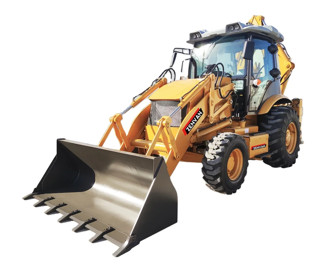 ZB388 backhoe loader, bucket capacity 0.3m3, bucket capacity 1m3