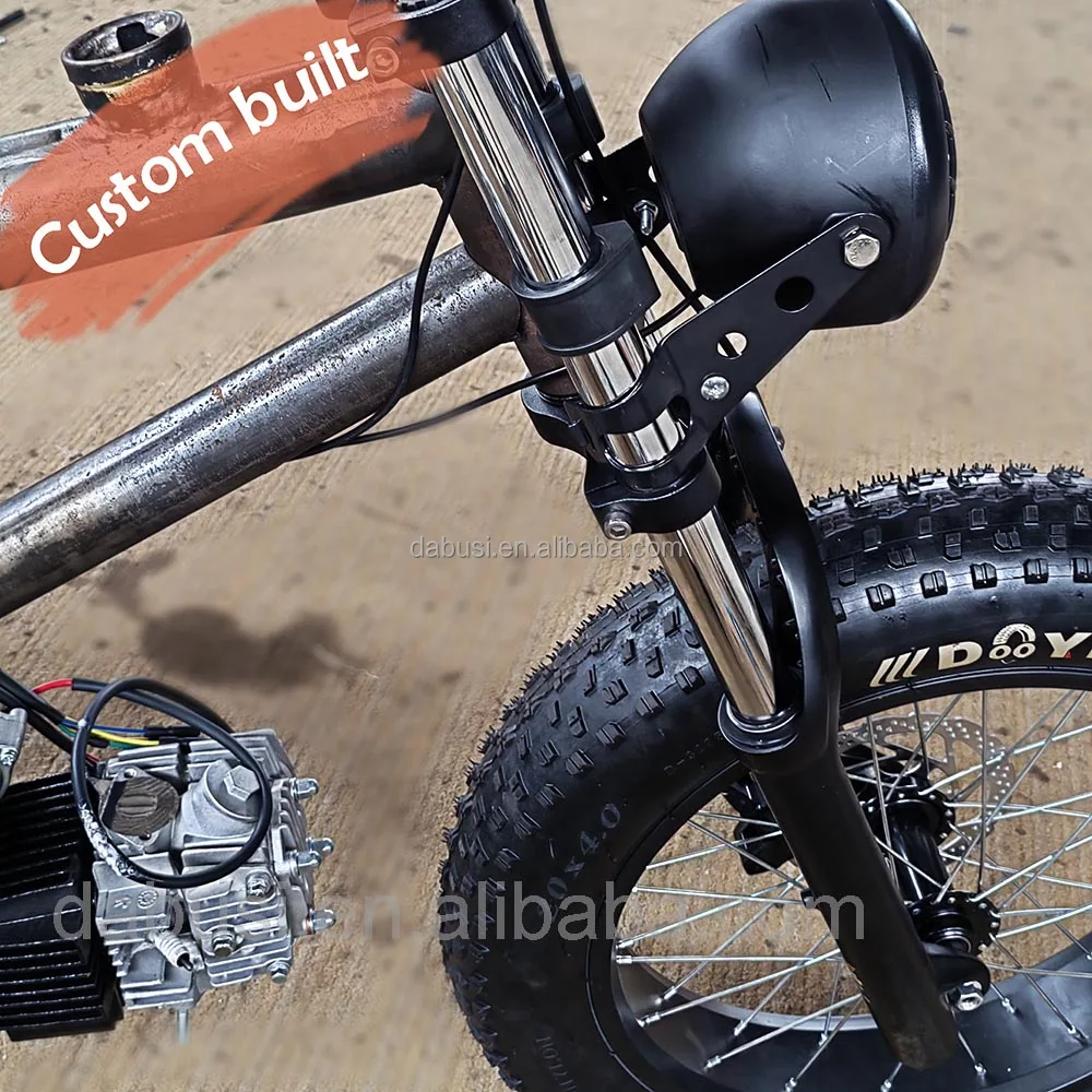 Fat Tire BMX Beach Cruiser Gas Motorized Bicycle off road motocross bike with 50cc 110cc 125cc engine for adults