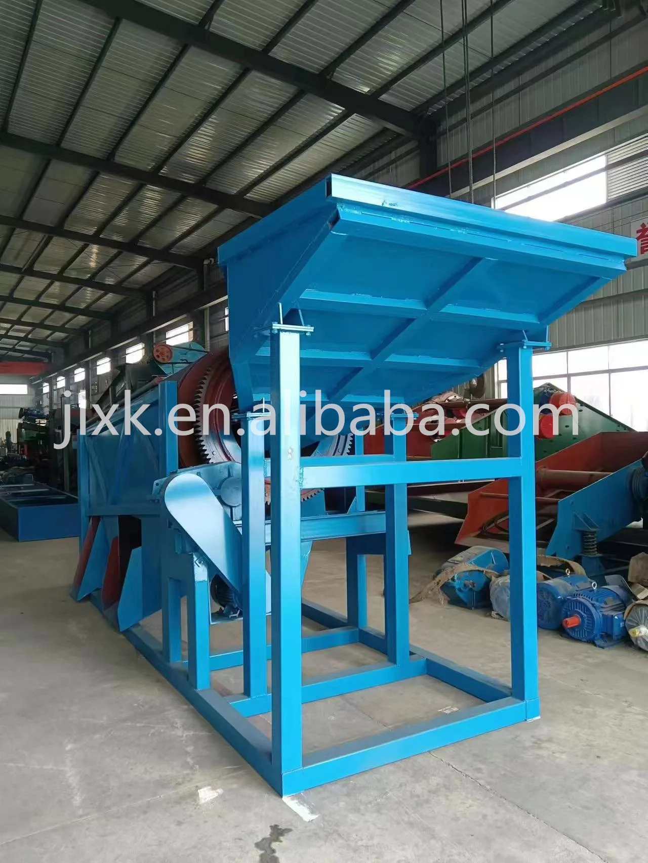 20-30tph Alluvial Gold Mining Washing Plant Drum Rotary Trommel Screen