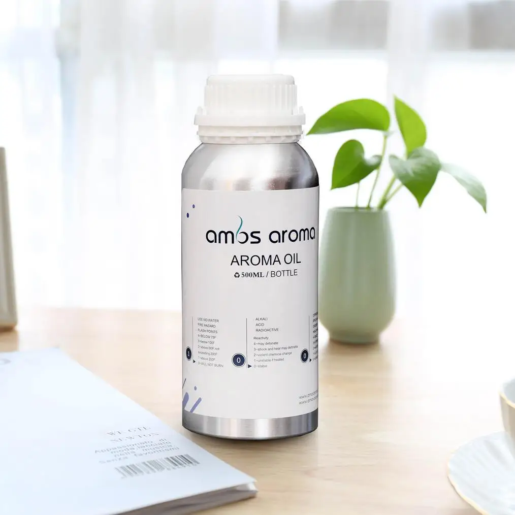 High Quality Amos Fragrance Oil for Aroma Diffuser 100ml 500ml 5L 25L Available Wholesale Air Freshener Diffuser Essential Oil