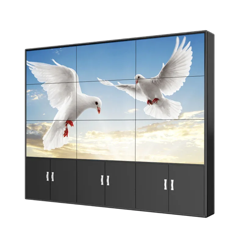 49 inch 3.5mm indoor 4k LCD video wall panel 2x2 3x3 display LCD splicing screen advertising display Splicing TV wall