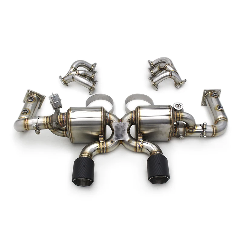 Car Part Escape For Porsche 911 991.2 GTS 2011- Full Exhaust System  Catback Exhaust Header Manifold