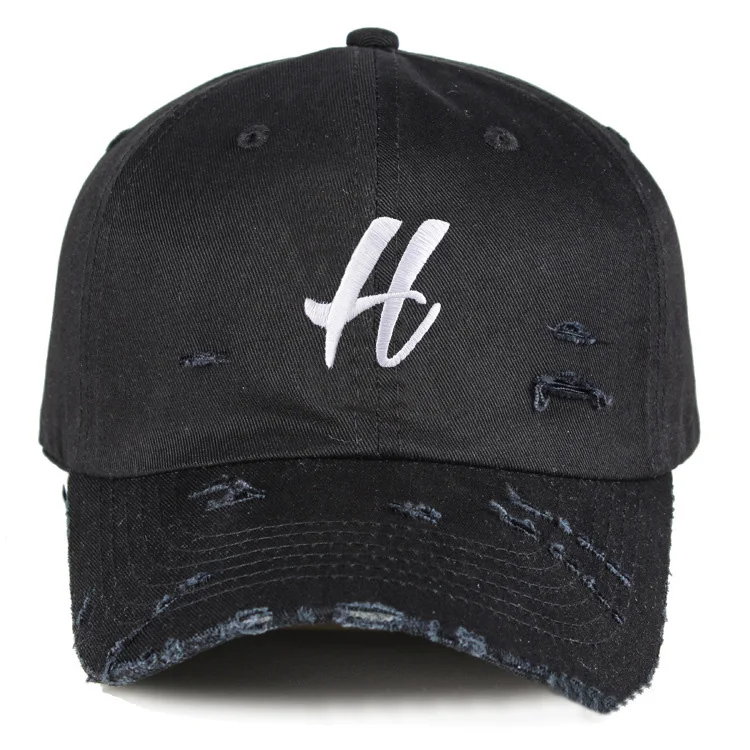 Distressed 5 Panels High Quality Girls Brand Felt Patch Logo Yellow Hat And Cap