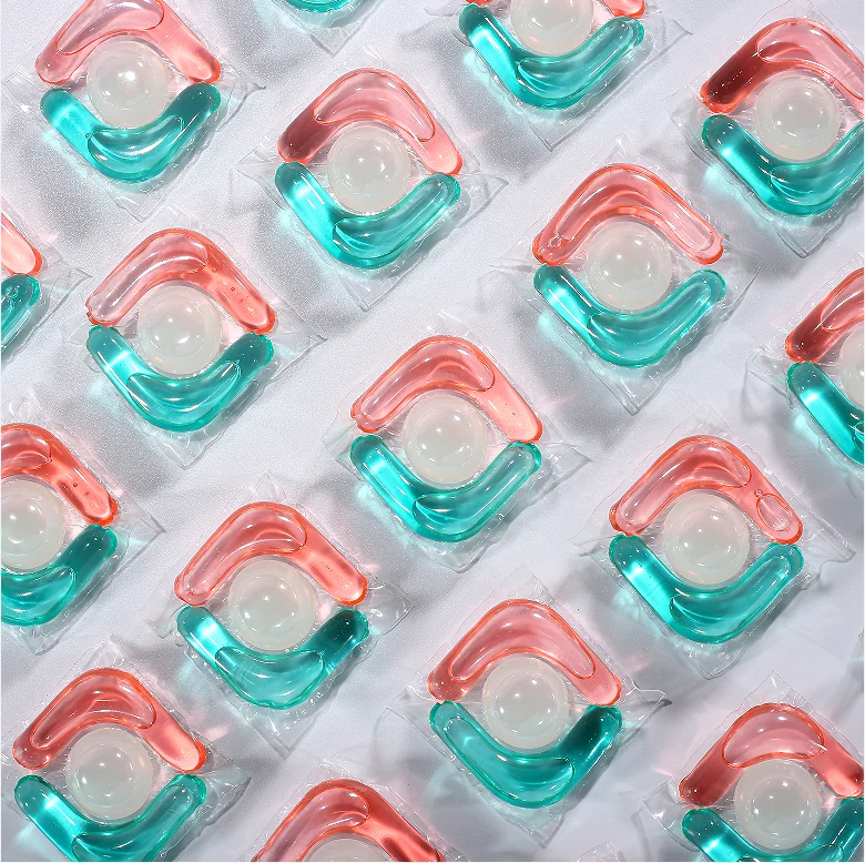Oil Stain Remove Anti Mite Disposable Detergent Pods Active Enzyme 3 4 5 in 1 Laundry Capsule Pods Manufacturer/Factory