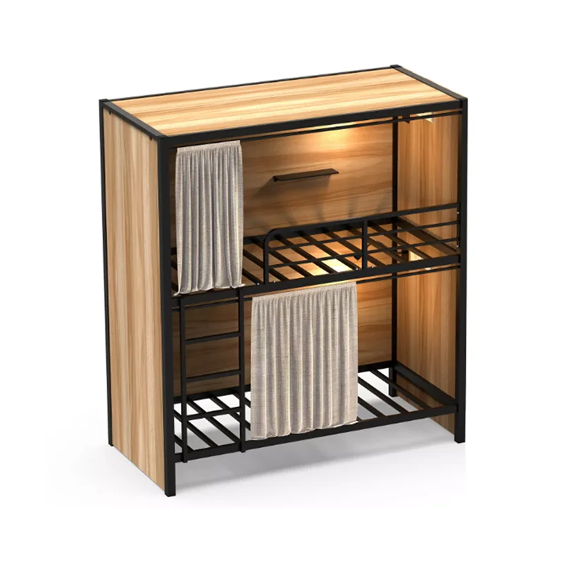 Hotel hostel Sleeping pods Metal Capsule Bunk Bed Bedroom furniture for hotel hostel bunk bed