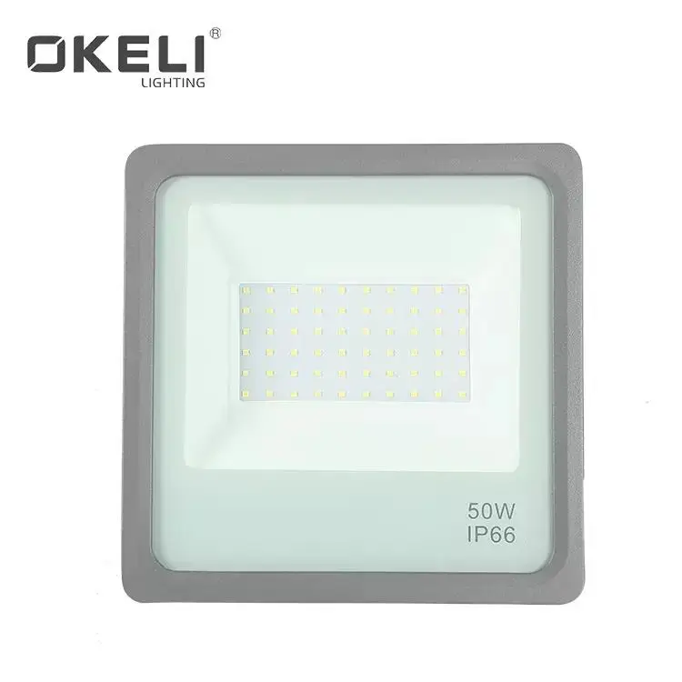 OKELI ultra-thin brightness 30 50 100 150 200w led flood light for sports fields