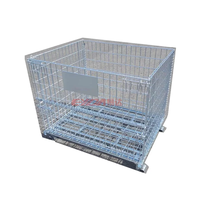 Штабелируемая сетчатая клетка для хранения склада